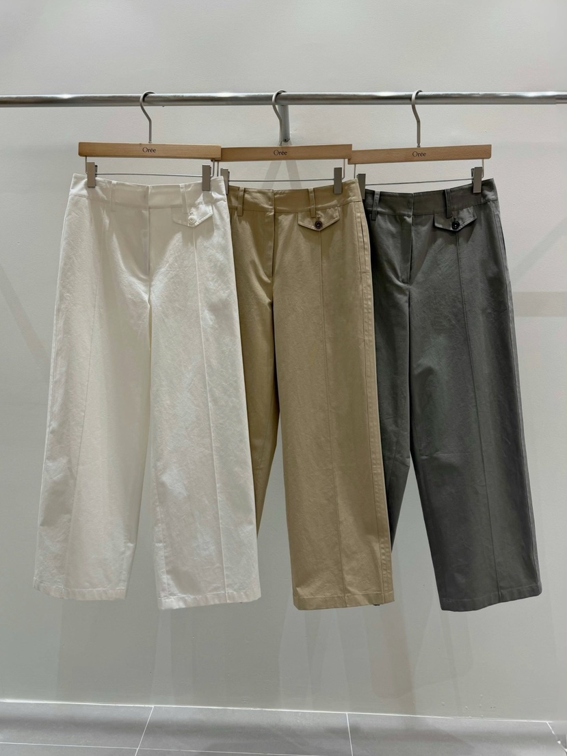 OREE韓國直郵女士新款推薦職業熱賣26春夏休閑時尚休閑褲OREE休閑褲