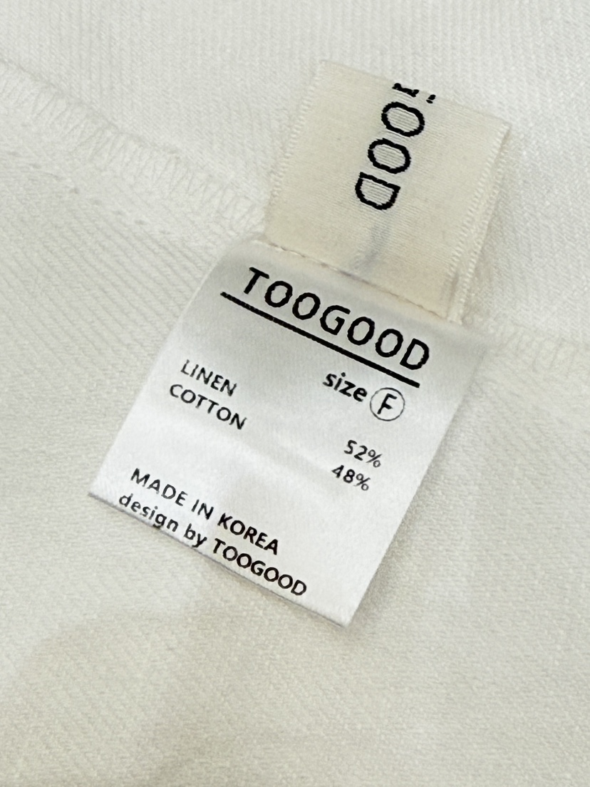 TOOGOOD韓國東大門直郵女裝新品休閑熱賣推薦26春夏長裙亞麻TOOGOOD長裙