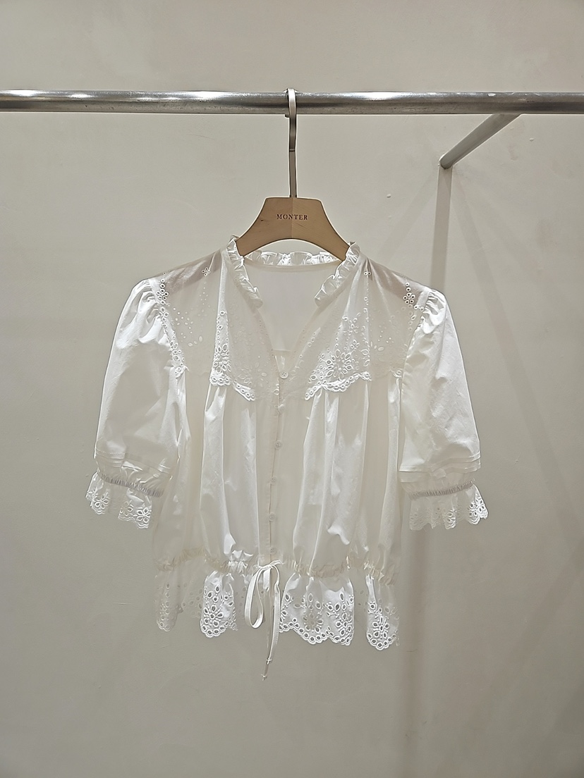 MONTER韓國東大門代購女士新款推薦時尚26春夏襯衫蕾絲衫MONTER襯衫/蕾絲衫圖色1