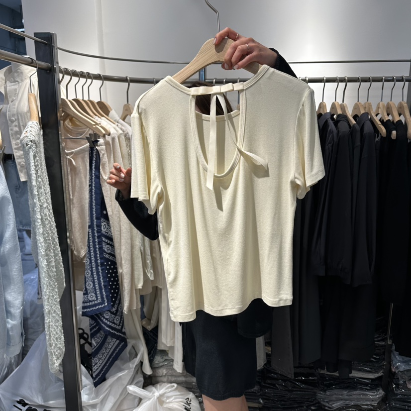 HABLE韓國代購女裝新品人氣熱賣推薦職業時尚休閑26春夏T恤HABLET恤圖色2