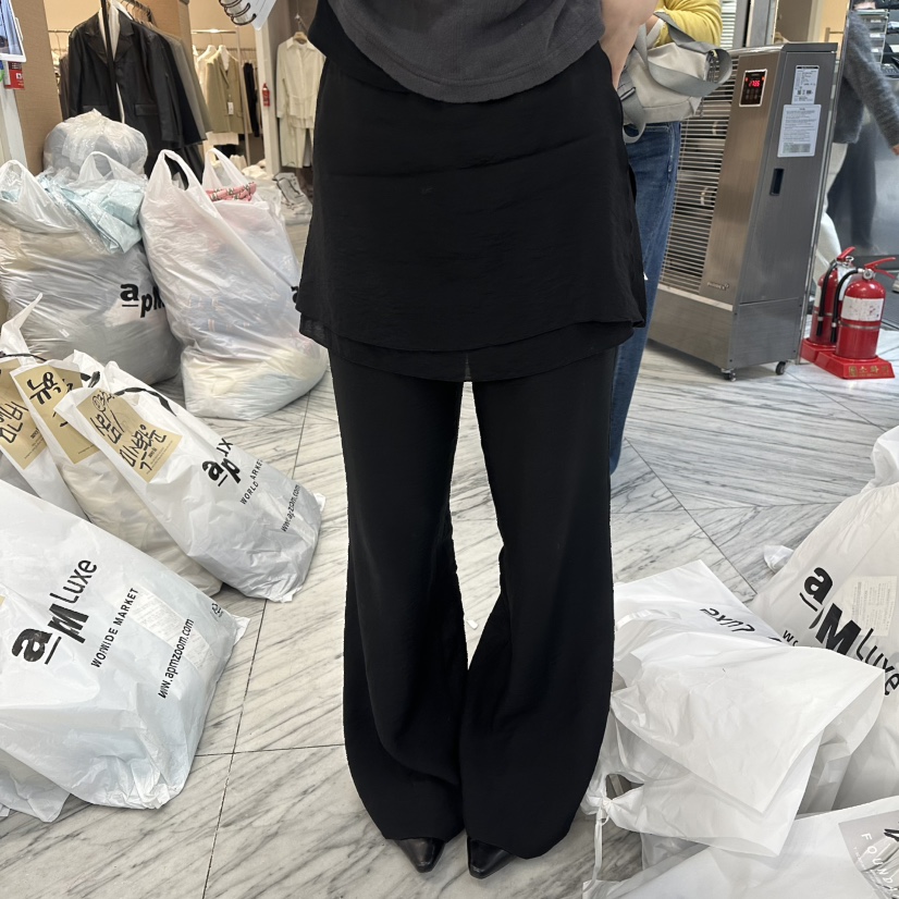 FOUNDATION韓國直郵實拍女士新品推薦職業人氣熱賣休閑裙褲FOUNDATION裙褲圖色2