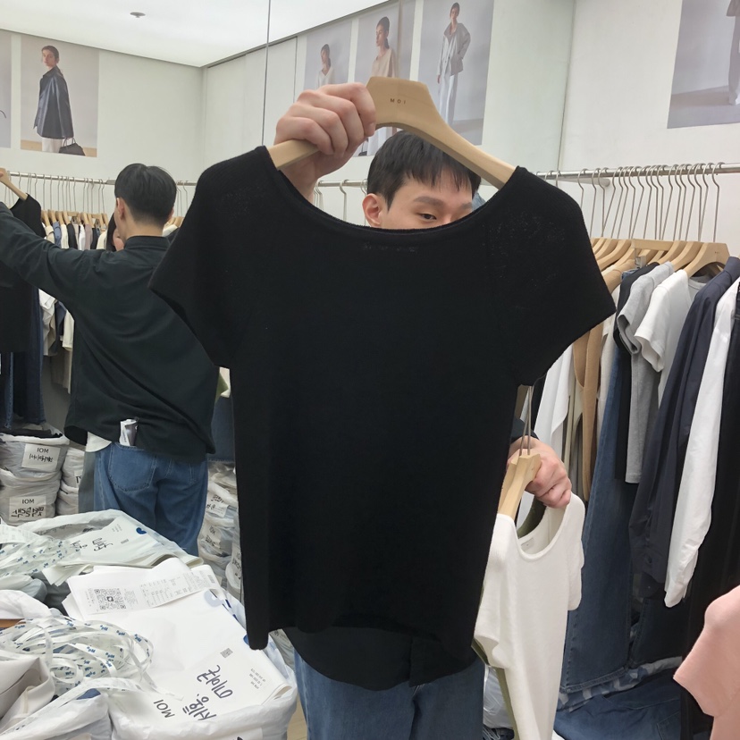 MOI-A韓國東大門直郵女士新品人氣時尚職業休閑26春夏T恤MOI-AT恤圖色3