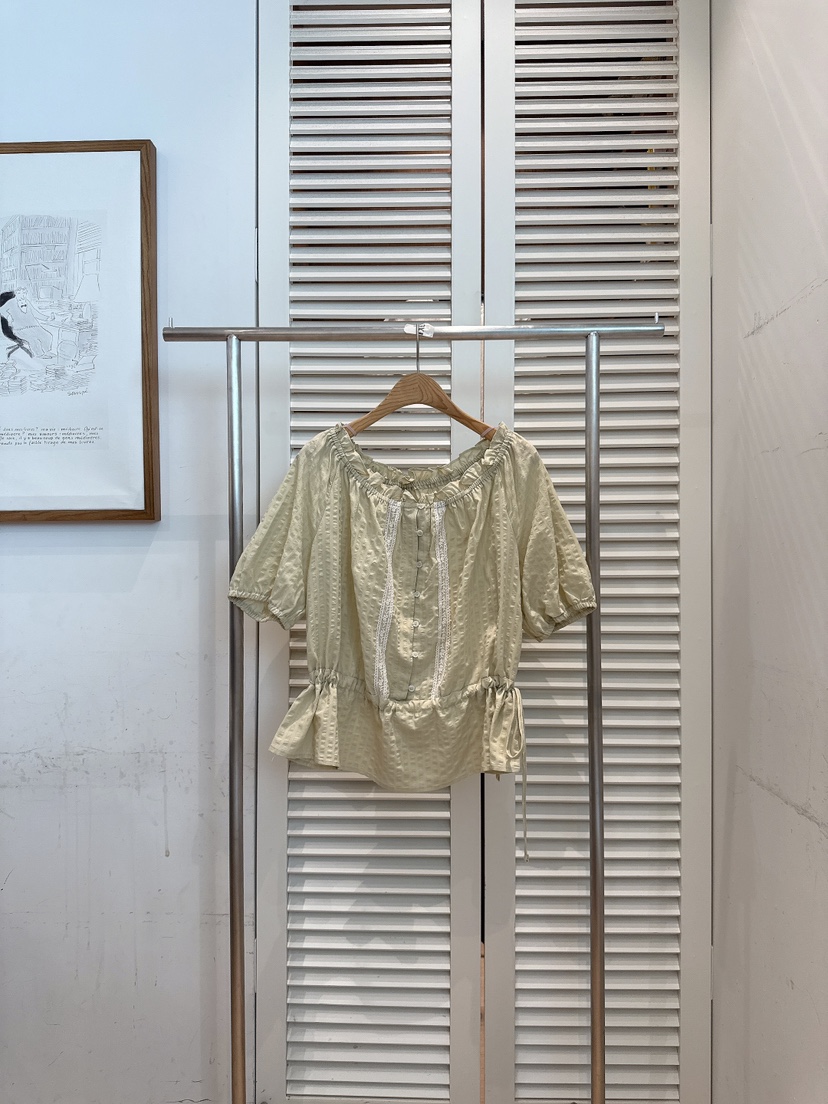 FAVE-L韓國直郵女裝新品時尚26春夏職業休閑熱賣襯衫蕾絲衫FAVE-L襯衫/蕾絲衫圖色2