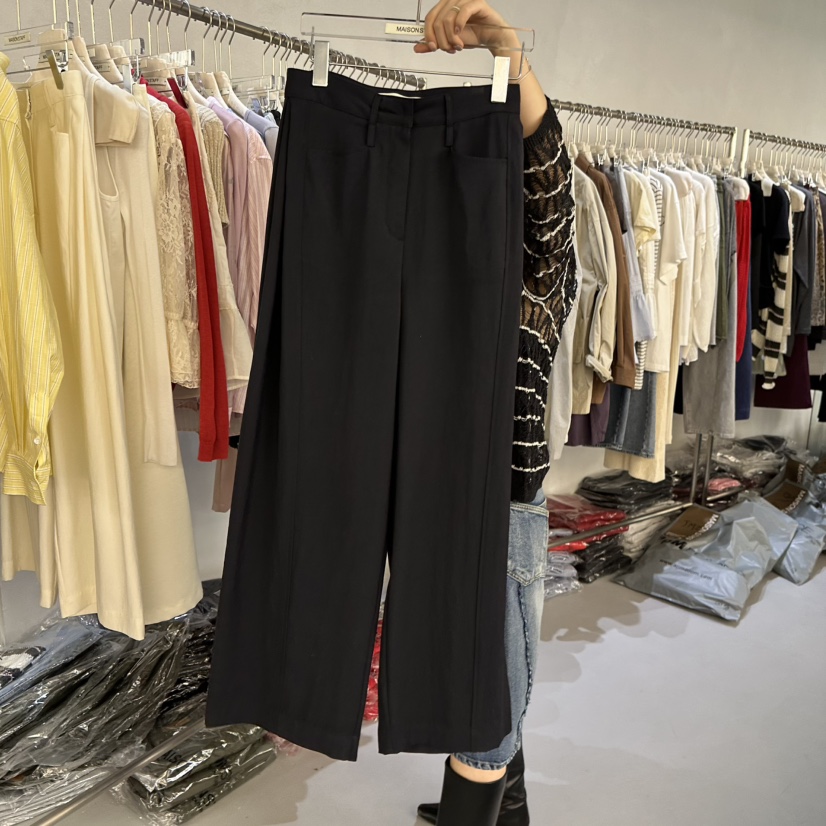 DOUBLE STANDARD/LE SMOKING/MAISONSTAFF韓國東大門代購女裝新款時尚休閑褲MAISONSTAFF休閑褲圖色2