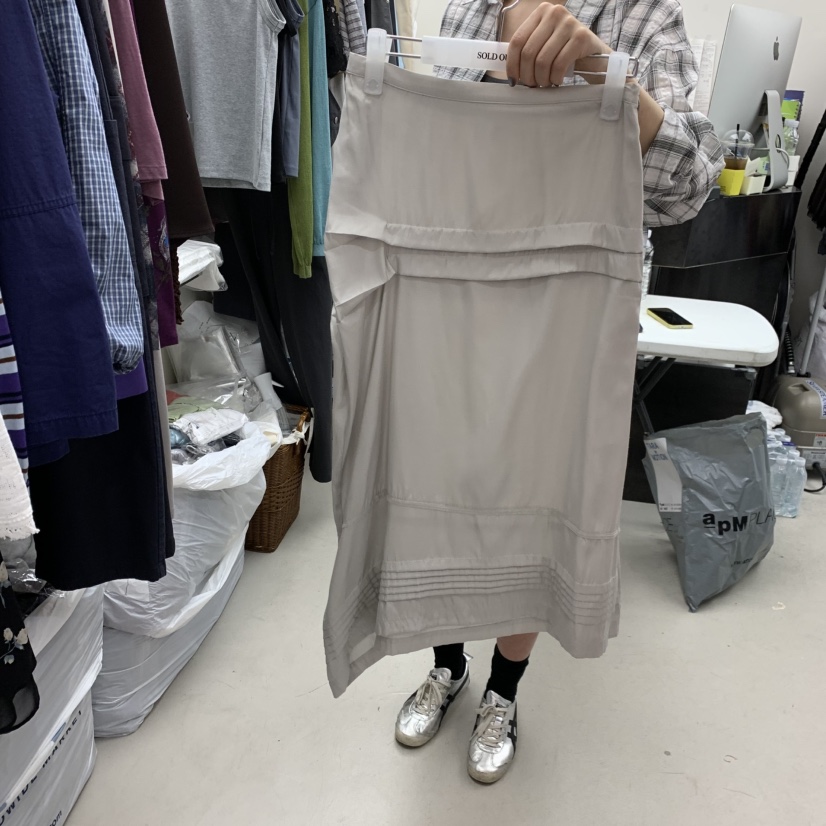 SOLD OUT韓國直郵女士新款推薦26春夏時尚熱賣半身裙中短裙SOLD OUT半身裙/中短裙圖色1