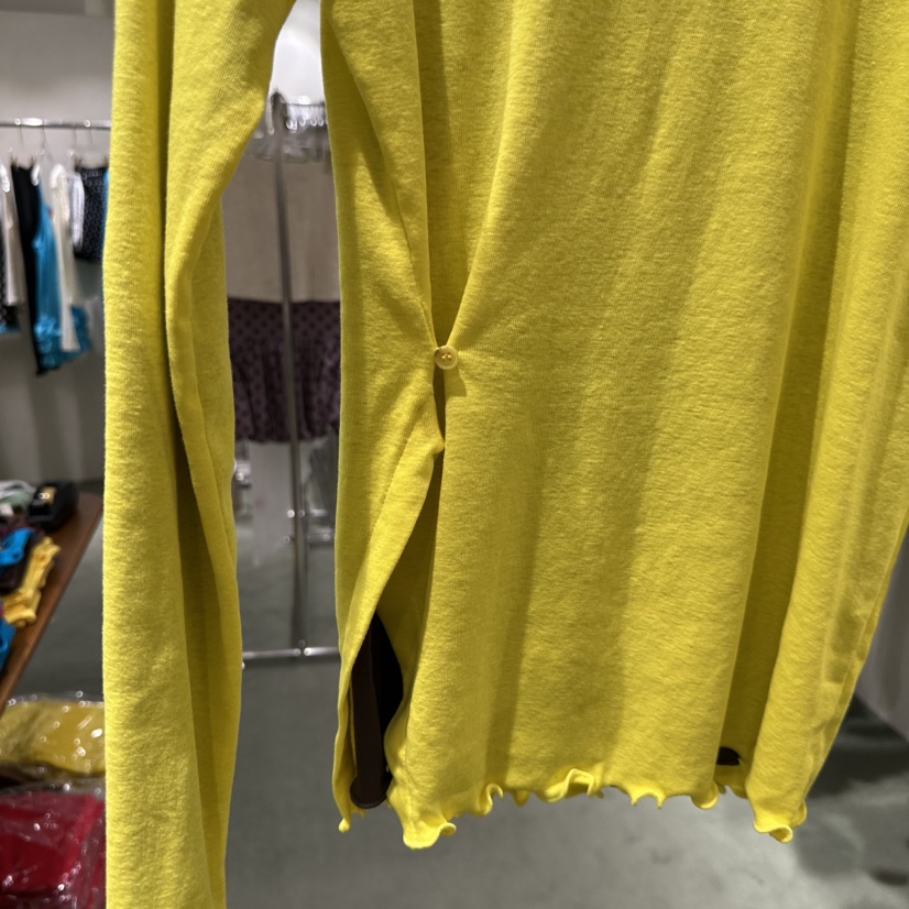 JERRY HALL-P韓國東大門直郵女士新款推薦長袖T恤不含內搭紐扣JERRY HALL長袖T恤