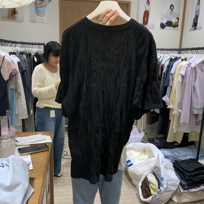 LOFN韓國直郵女裝新款26春夏推薦休閑人氣職業T恤不含配飾LOFNT恤