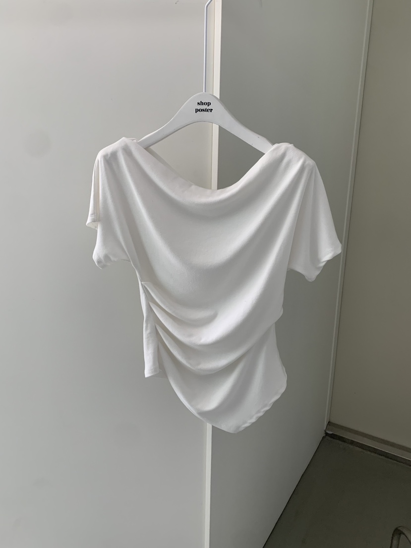 SHOP POSTER韓國東大門代購女裝新款推薦人氣熱賣職業T恤SHOP_POSTERT恤圖色1