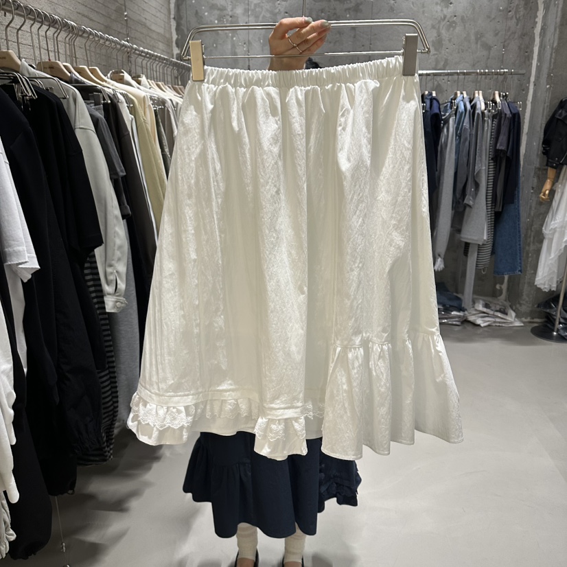 JUNI韓國直郵女士新品26春夏推薦時尚休閑熱賣半身裙中短裙my juni半身裙/中短裙