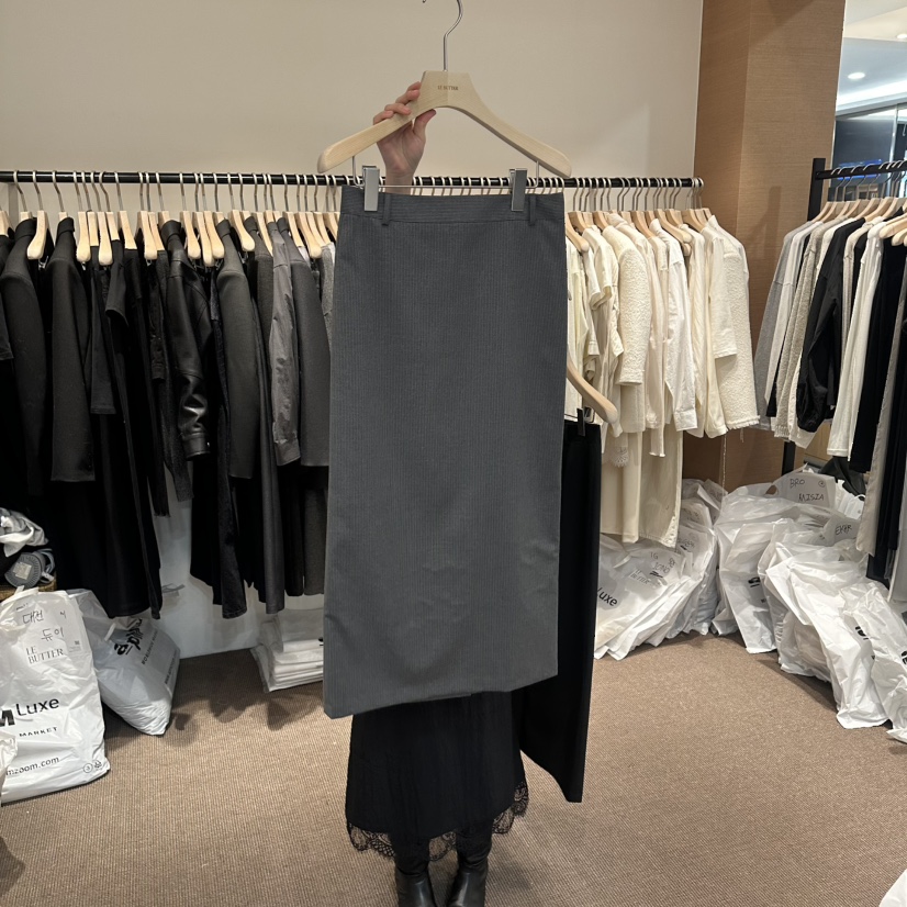 LE BUTTER韓國代購女士新款時尚推薦人氣休閑職業26春夏長裙LE BUTTER長裙圖色1