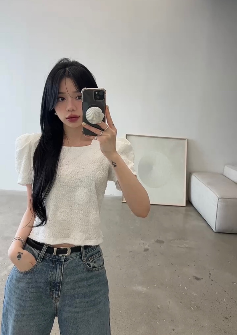 AMUSE SEOUL韓國直郵女裝新款人氣職業熱賣休閑襯衫蕾絲衫AMUSE SEOUL襯衫/蕾絲衫