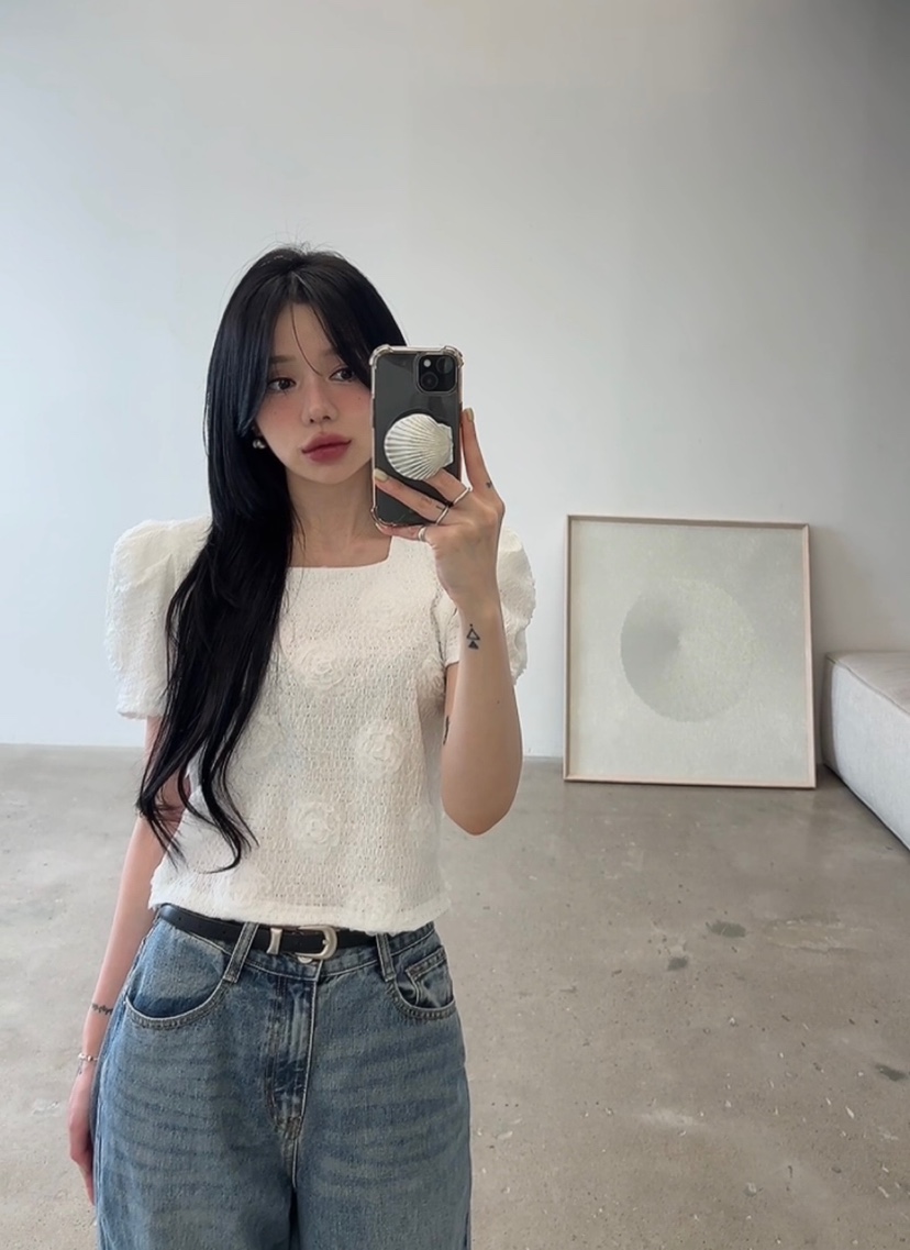 AMUSE SEOUL韓國直郵女裝新款人氣職業熱賣休閑襯衫蕾絲衫AMUSE SEOUL襯衫/蕾絲衫