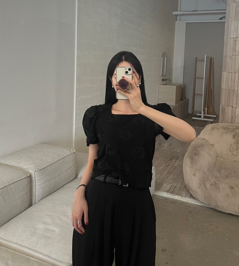 AMUSE SEOUL韓國直郵女裝新款人氣職業熱賣休閑襯衫蕾絲衫AMUSE SEOUL襯衫/蕾絲衫