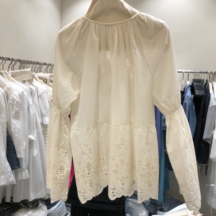 BY FLOW韓國東大門代購女士新品推薦休閑熱賣襯衫蕾絲衫BY FLOW襯衫/蕾絲衫