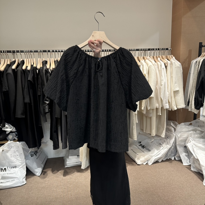 LE BUTTER韓國直郵實拍女裝新款26春夏推薦時尚襯衫蕾絲衫LE BUTTER襯衫/蕾絲衫