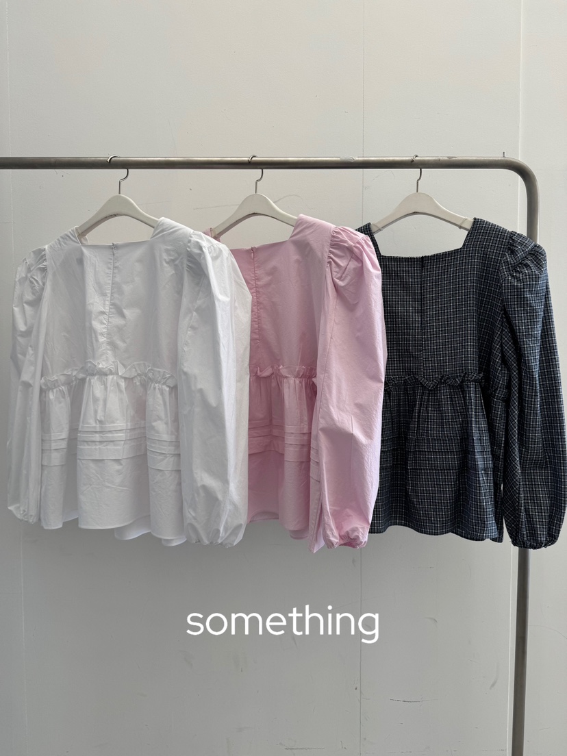 SOMETHING-L/FANCY韓國東大門直郵女士新品人氣襯衫蕾絲衫SOMETHING-L/FANCY襯衫/蕾絲衫