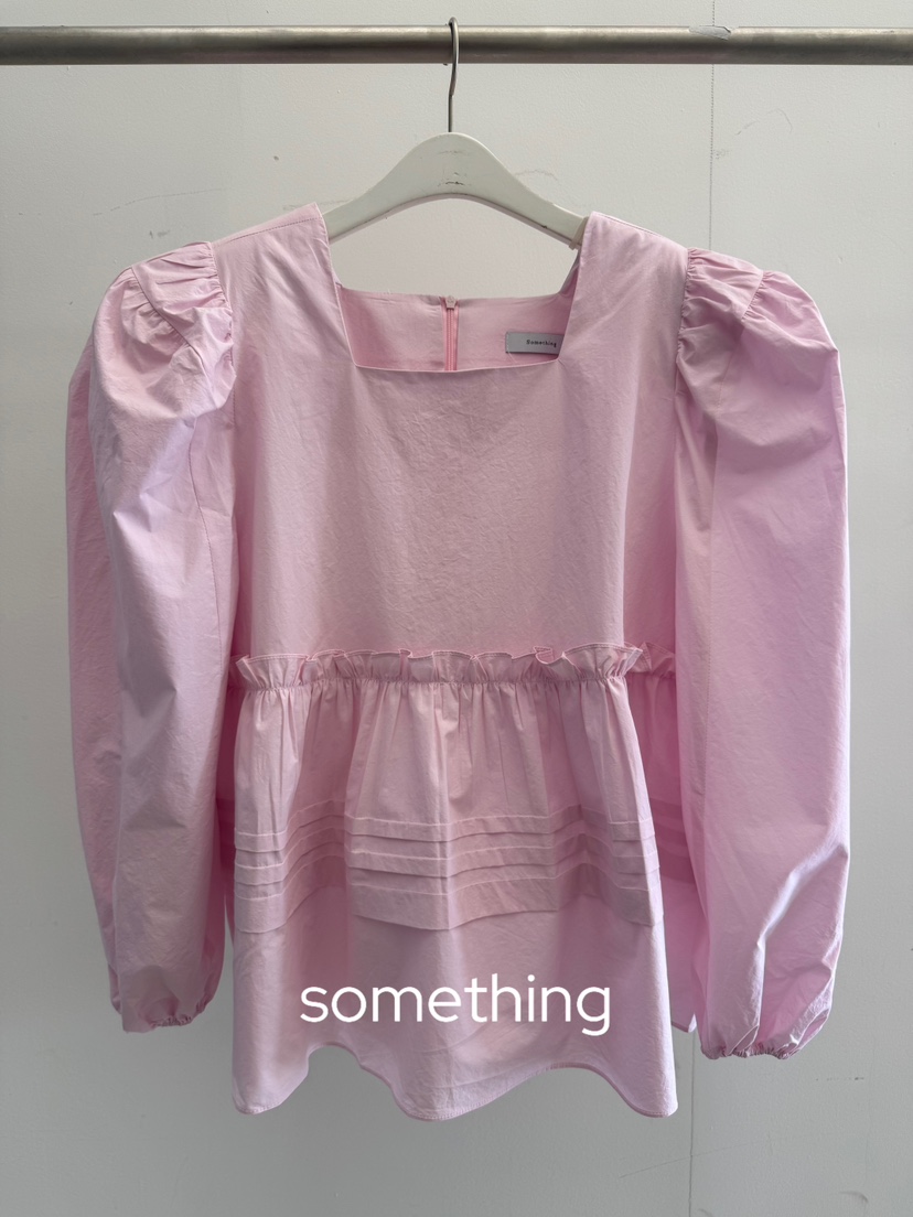 SOMETHING-L/FANCY韓國東大門直郵女士新品人氣襯衫蕾絲衫SOMETHING-L/FANCY襯衫/蕾絲衫圖色2