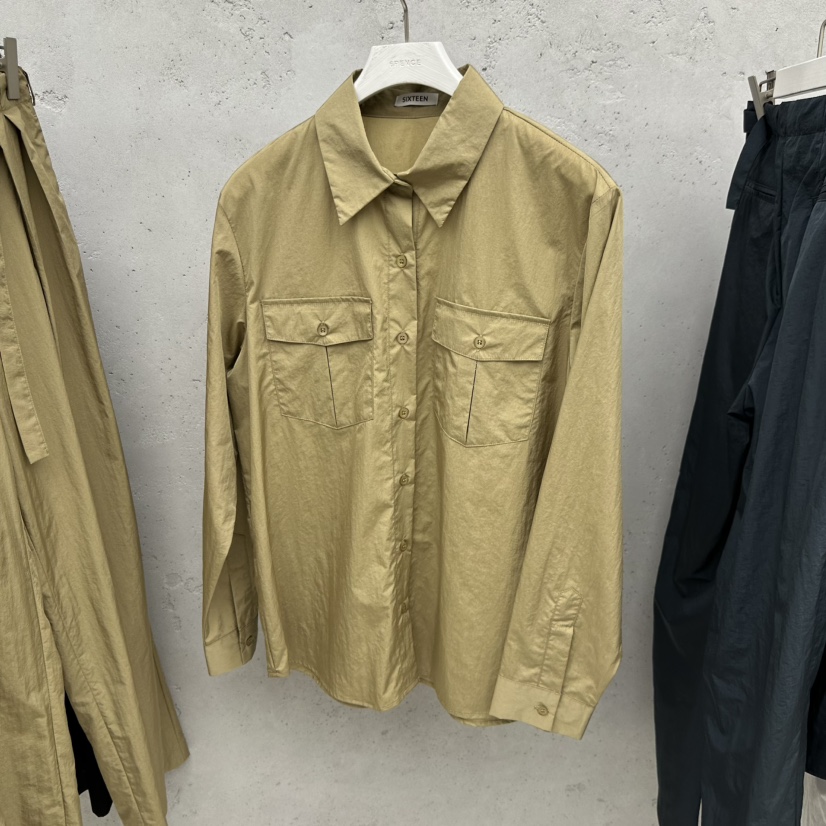 SIXTEEN韓國代購女士新品26春夏推薦人氣時尚休閑襯衫蕾絲衫SIXTEEN襯衫/蕾絲衫圖色3