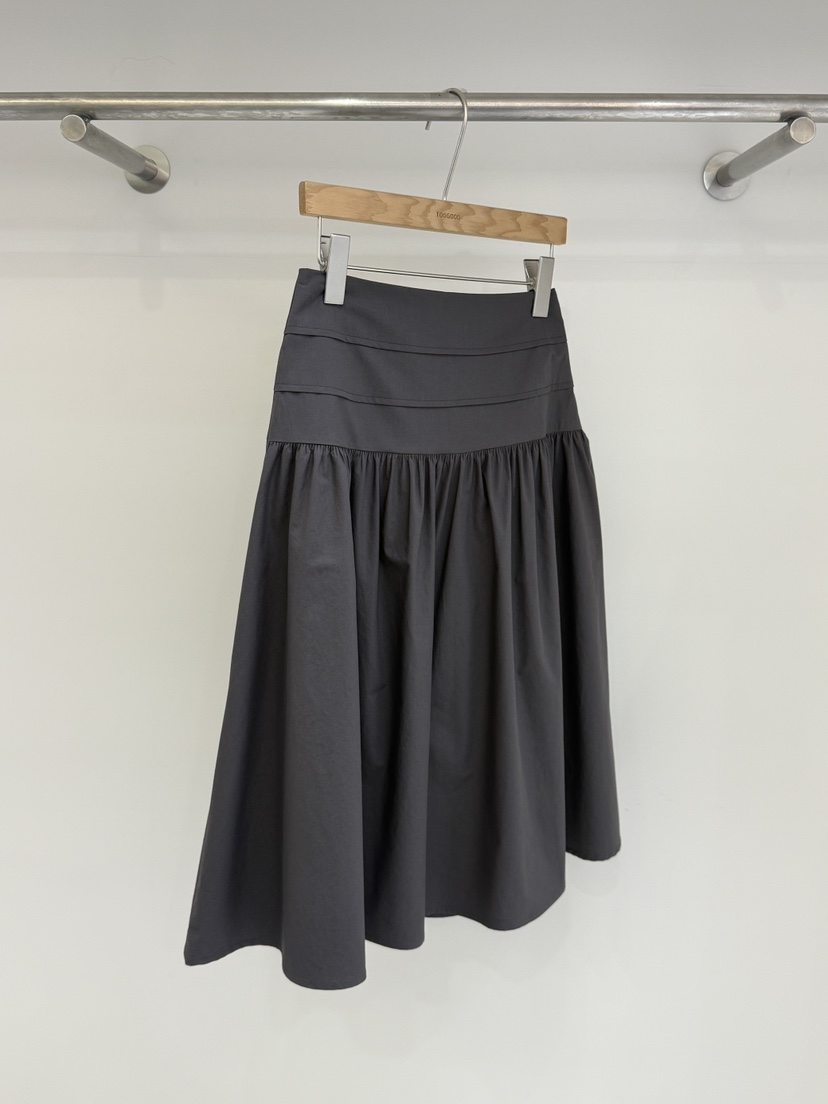 TOOGOOD韓國直郵實拍女士新款時尚人氣推薦半身裙中短裙褶皺TOOGOOD半身裙/中短裙圖色3