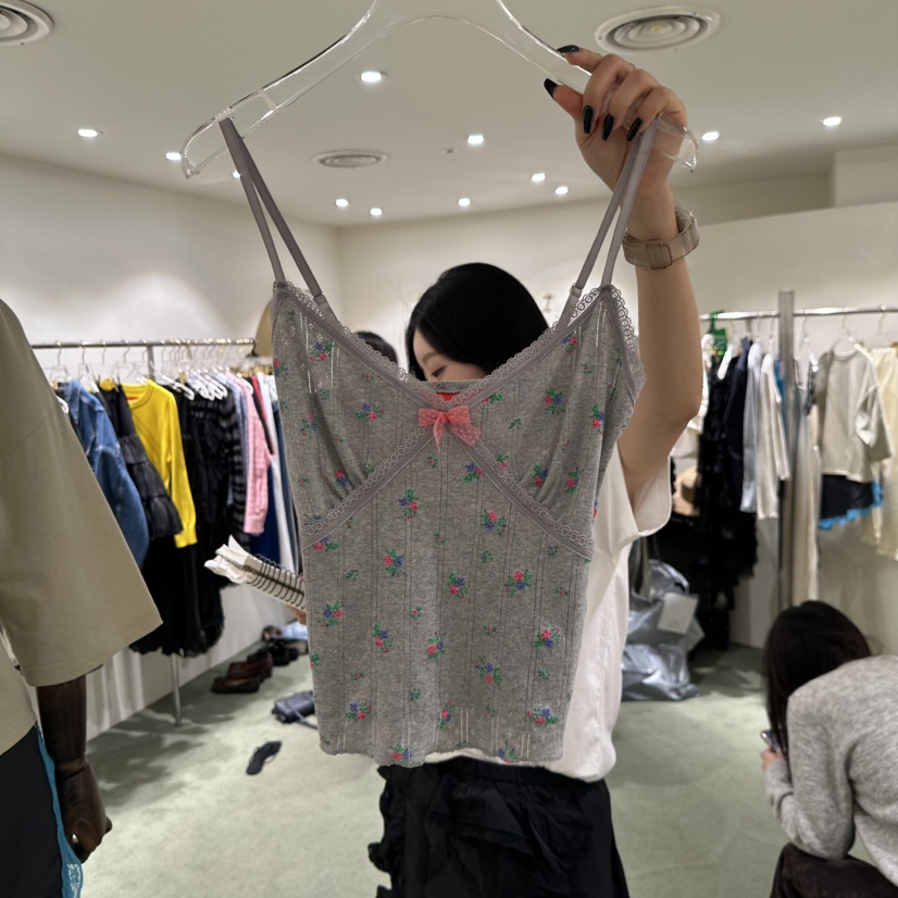 JERRY HALL-P韓國直郵女士新品人氣職業休閑26春夏吊帶背心JERRY HALL吊帶/背心圖色1