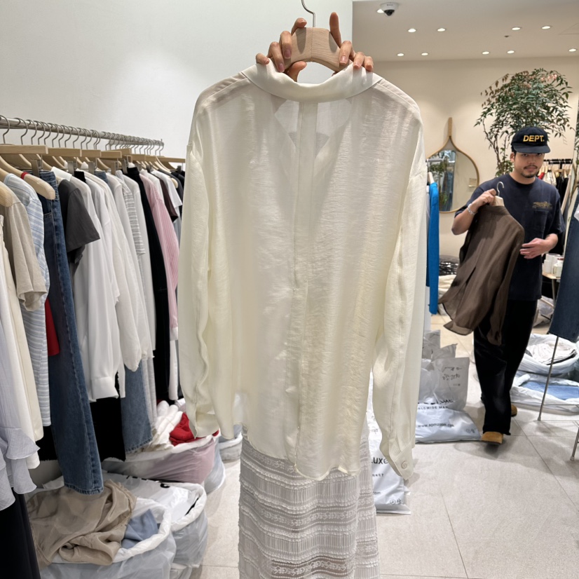 GRACIA韓國東大門直郵女士新款26春夏休閑推薦襯衫蕾絲衫GRACIA襯衫/蕾絲衫