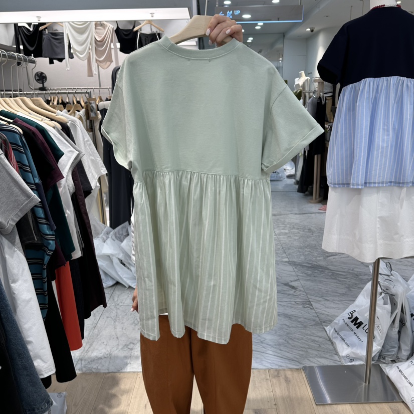 REVE-L韓國直郵女士新品推薦職業人氣休閑熱賣26春夏T恤REVE-LT恤