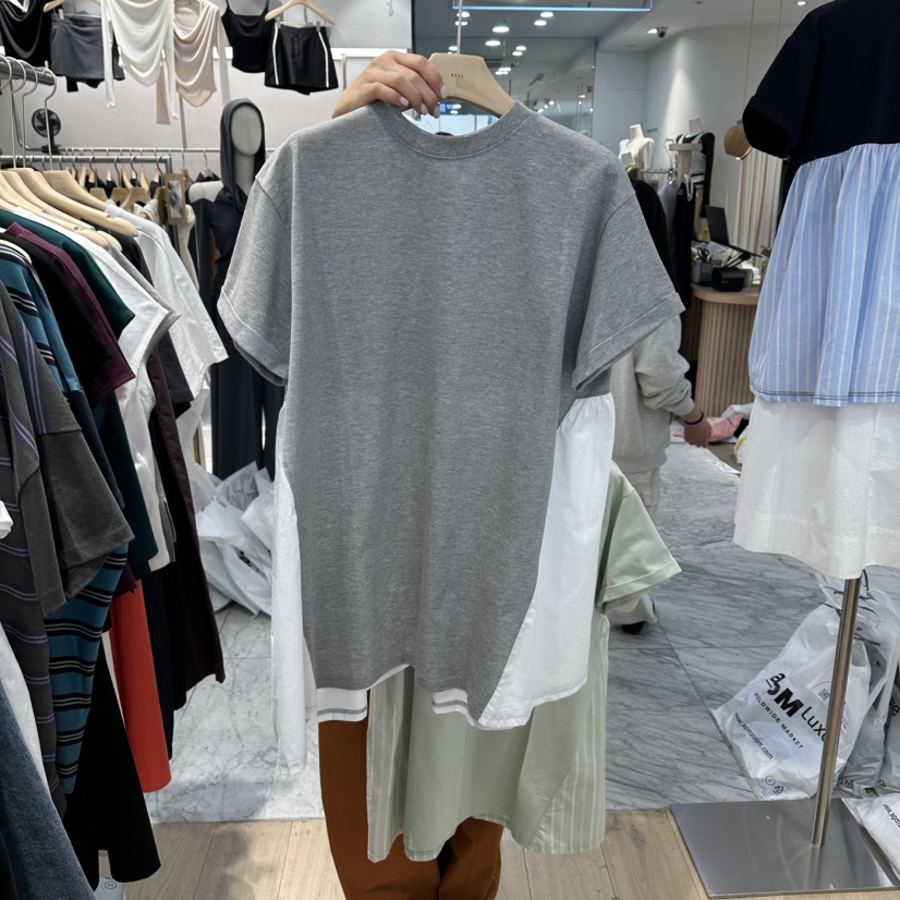 REVE-L韓國直郵女士新品推薦職業人氣休閑熱賣26春夏T恤REVE-LT恤圖色3