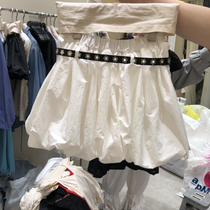 BY FLOW韓國東大門直郵女裝新款人氣推薦熱賣短裙不含腰帶BY FLOW短裙圖色2