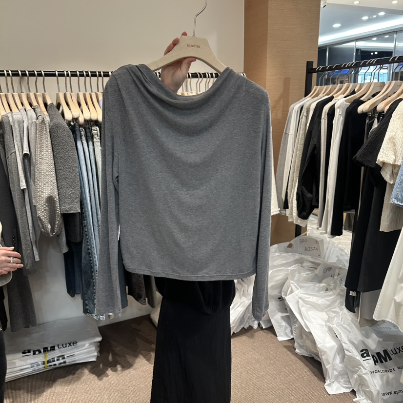 LE BUTTER韓國直郵女裝新品推薦熱賣時尚休閑26春夏長袖T恤LE BUTTER長袖T恤圖色2