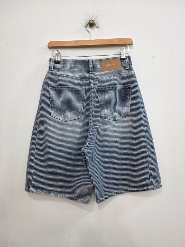 LE MIU韓國直郵女裝新款休閑推薦職業人氣26春夏短褲條紋LE_MIU短褲
