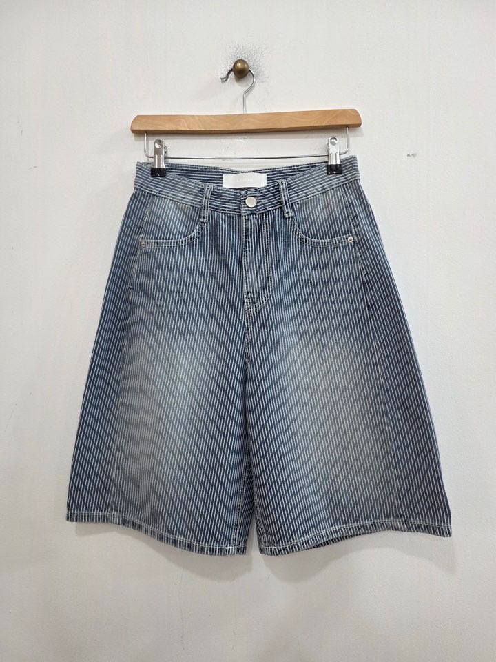 LE MIU韓國直郵女裝新款休閑推薦職業人氣26春夏短褲條紋LE_MIU短褲圖色1