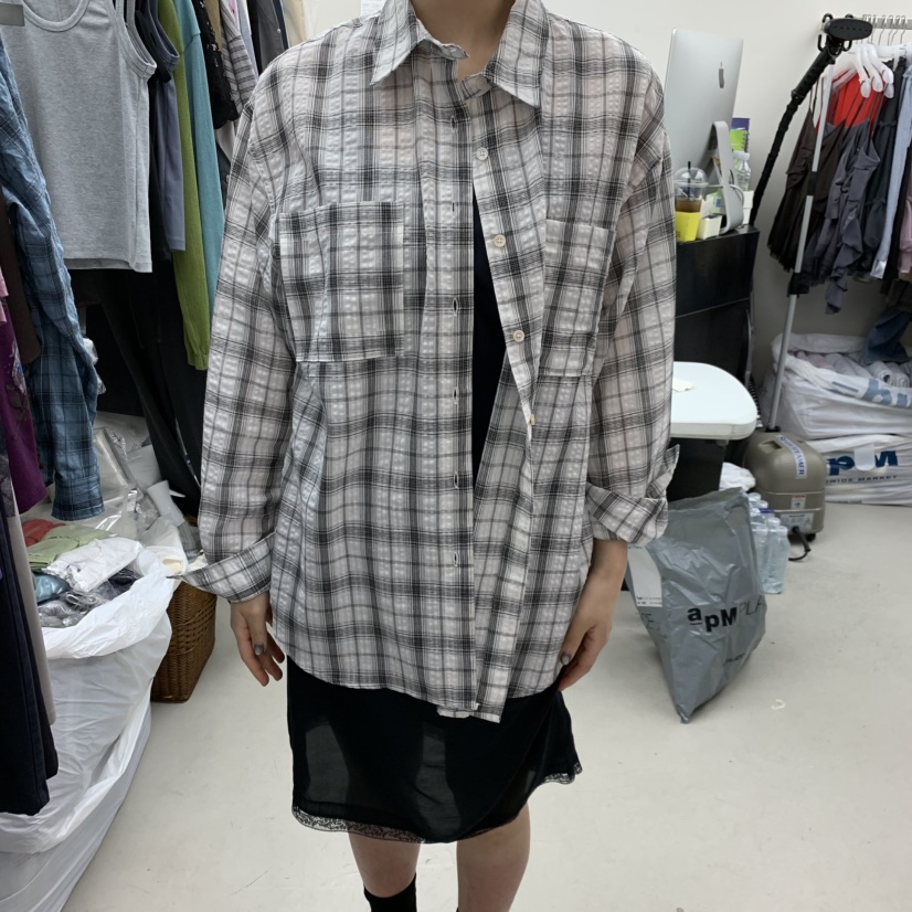 SOLD OUT韓國直郵女士新款休閑職業26春夏人氣襯衫蕾絲衫SOLD OUT襯衫/蕾絲衫圖色3