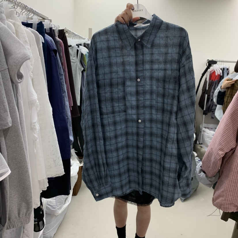 SOLD OUT韓國直郵女士新款休閑職業26春夏人氣襯衫蕾絲衫SOLD OUT襯衫/蕾絲衫圖色4