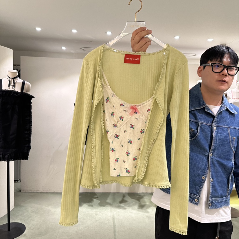 JERRY HALL-P韓國直郵女裝新品人氣針織衫不含內搭開衫JERRY HALL針織衫圖色3