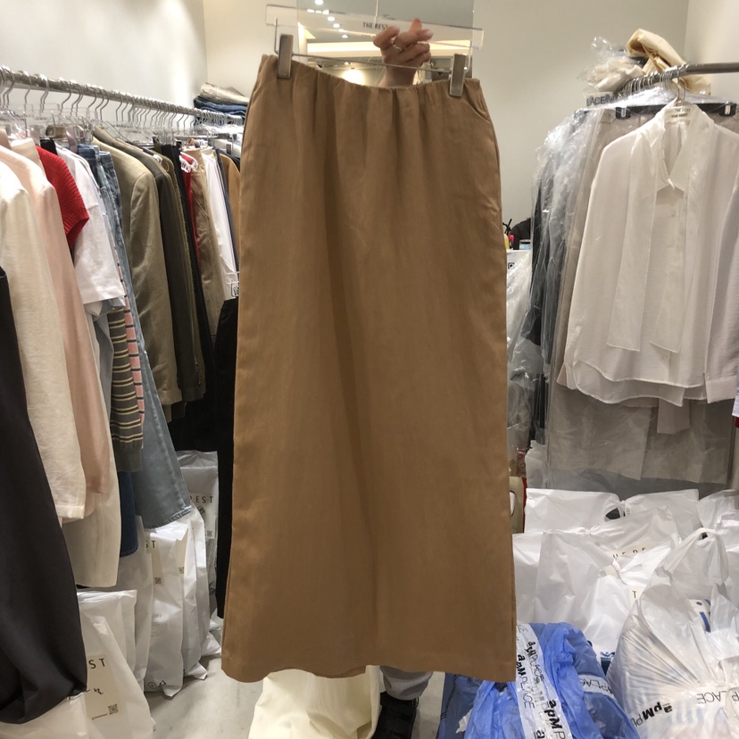 THE REST韓國直郵女裝新款人氣推薦職業熱賣休閑長裙天絲THE REST/UNNOEUD長裙圖色3