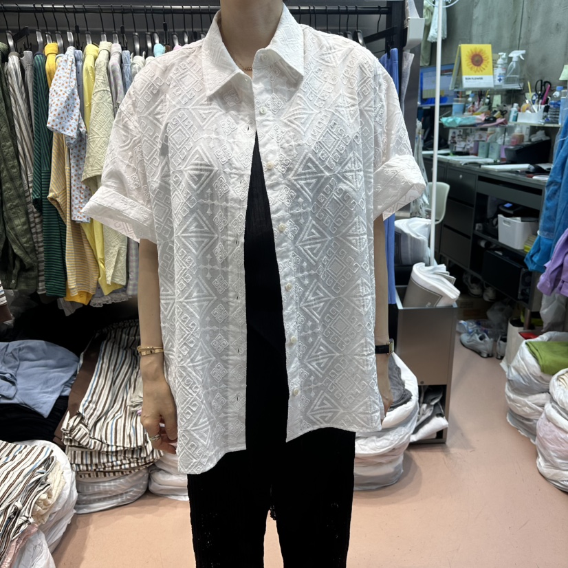 RUNWAY-런웨이韓國直郵女士新款26春夏時尚推薦襯衫蕾絲衫RUNWAY襯衫/蕾絲衫