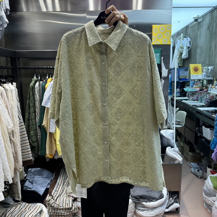 RUNWAY-런웨이韓國直郵女士新款26春夏時尚推薦襯衫蕾絲衫RUNWAY襯衫/蕾絲衫圖色2