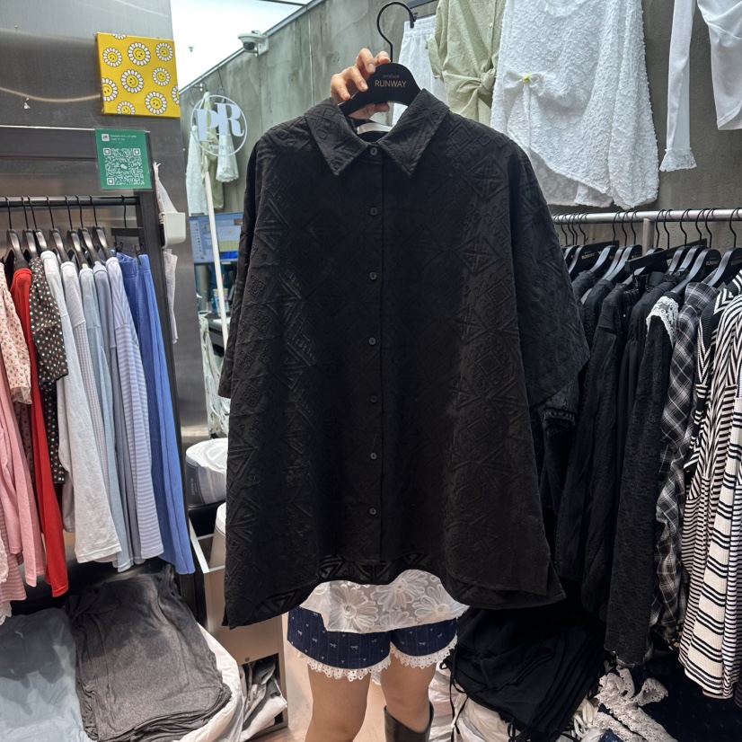 RUNWAY-런웨이韓國直郵女士新款26春夏時尚推薦襯衫蕾絲衫RUNWAY襯衫/蕾絲衫圖色3