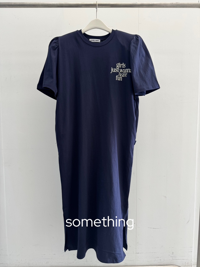 SOMETHING-L/FANCY韓國代購女士新品熱賣推薦職業連衣裙SOMETHING-L/FANCY連衣裙圖色3藏藍