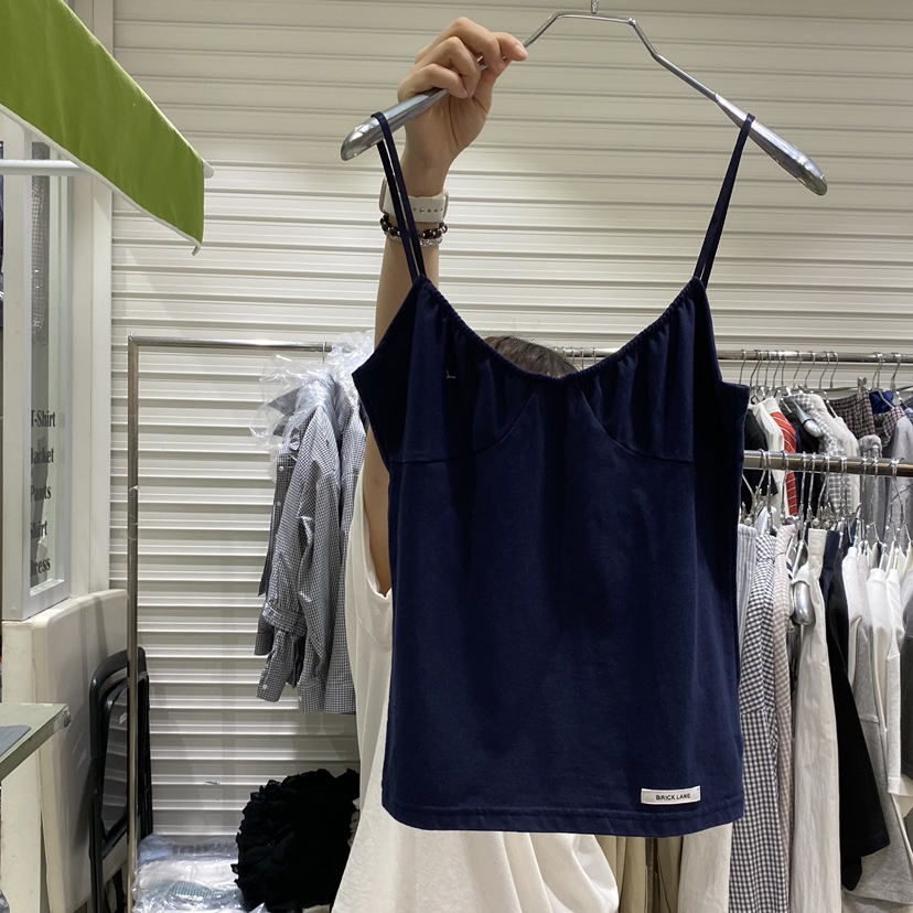 BRICKLANE韓國直郵實拍女士新款推薦熱賣時尚吊帶背心條紋BRICKLANE吊帶/背心圖色1