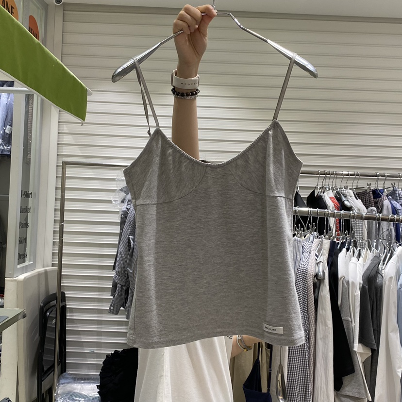 BRICKLANE韓國直郵實拍女士新款推薦熱賣時尚吊帶背心條紋BRICKLANE吊帶/背心圖色2