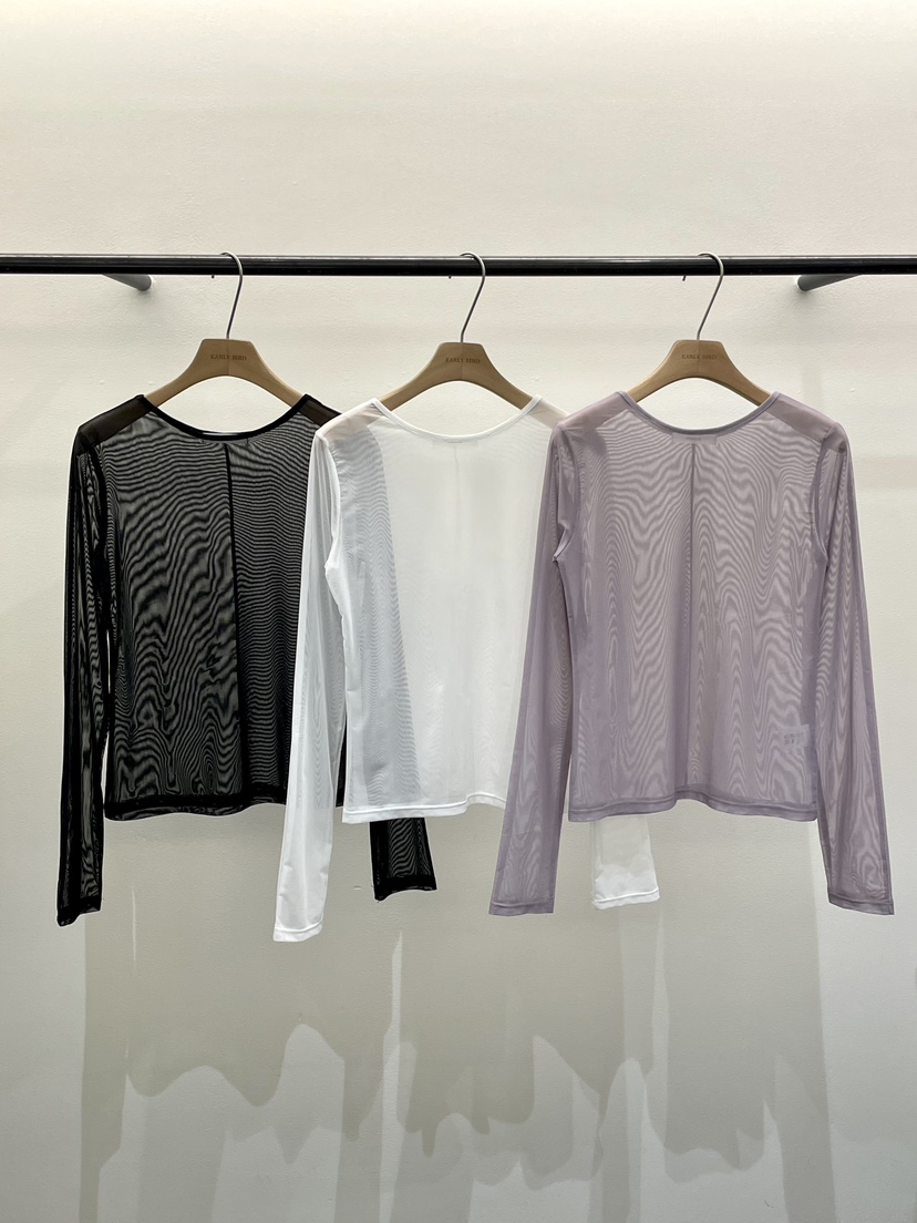 OBSESS韓國代購女裝新品職業26春夏熱賣人氣時尚推薦長袖T恤OBSESS/EARLY BIRD長袖T恤