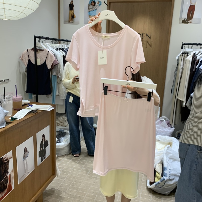 LOFN韓國東大門代購女裝新品職業休閑人氣時尚半身裙中短裙LOFN半身裙/中短裙