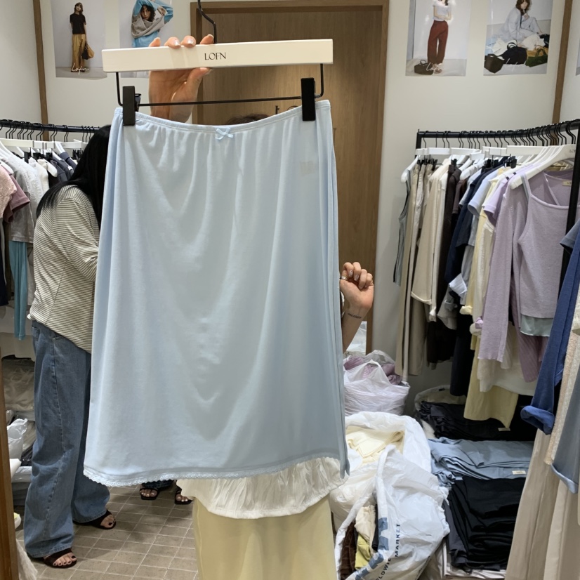 LOFN韓國東大門代購女裝新品職業休閑人氣時尚半身裙中短裙LOFN半身裙/中短裙圖色2