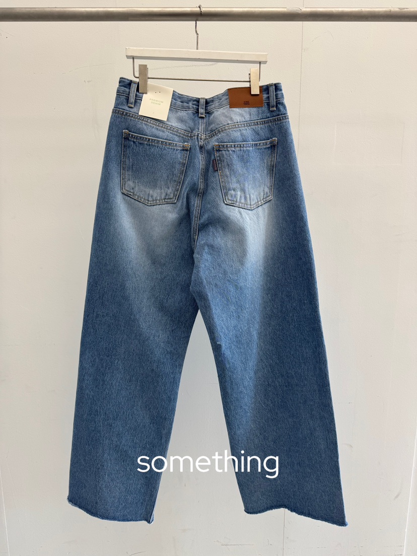 SOMETHING-L/FANCY韓國東大門代購女士新款人氣休閑牛仔褲SOMETHING-L/FANCY牛仔褲