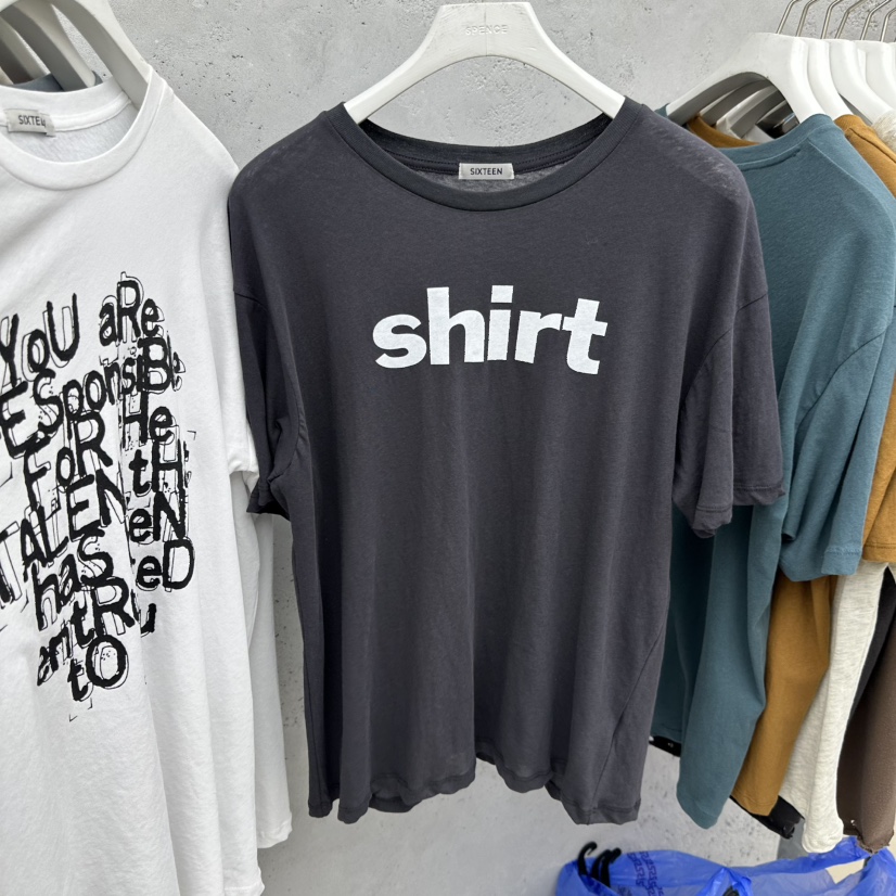 SIXTEEN韓國直郵女裝新款人氣26春夏時尚休閑熱賣推薦T恤SIXTEENT恤圖色5