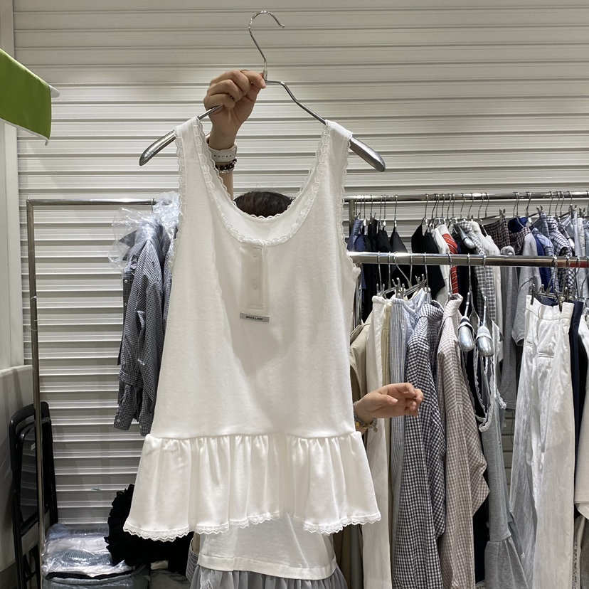 BRICKLANE韓國直郵實拍女裝新款職業熱賣時尚吊帶背心蕾絲BRICKLANE吊帶/背心圖色2