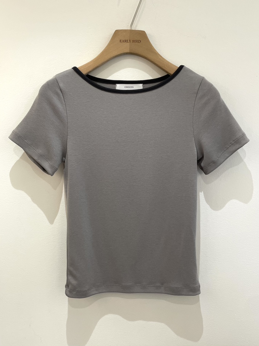 OBSESS韓國直郵實拍女士新款時尚推薦職業休閑人氣26春夏T恤OBSESS/EARLY BIRDT恤圖色1