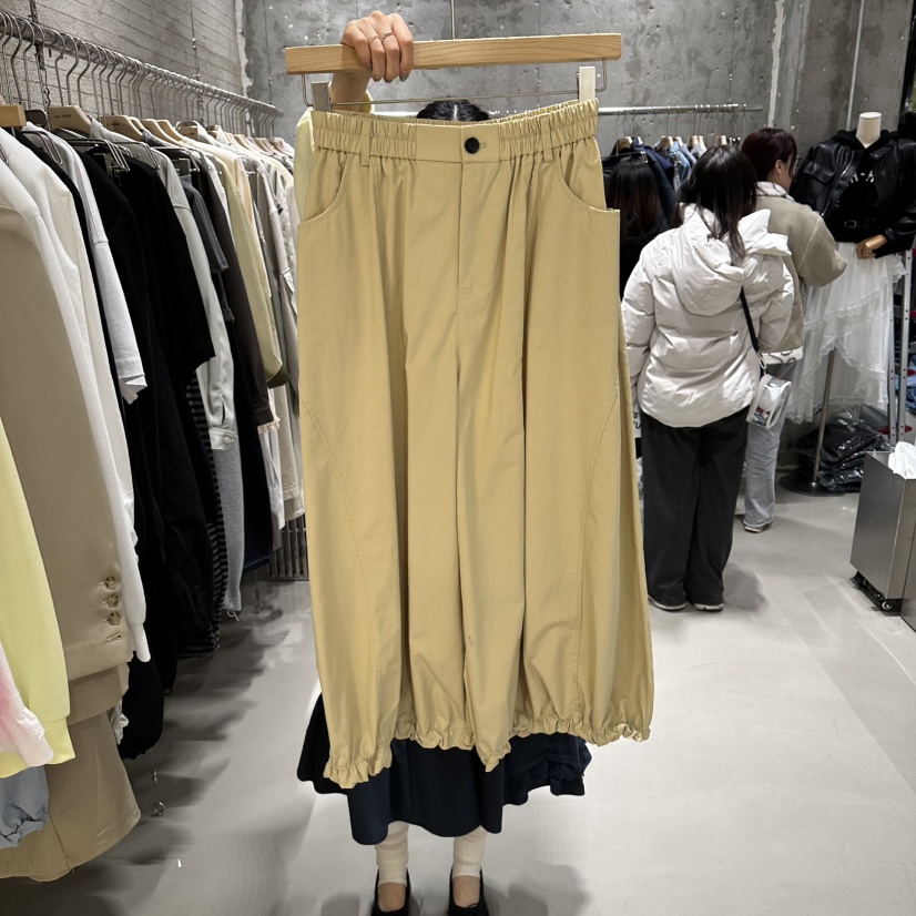 JUNI韓國直郵女裝新款26春夏熱賣休閑職業人氣推薦休閑褲my juni休閑褲圖色1