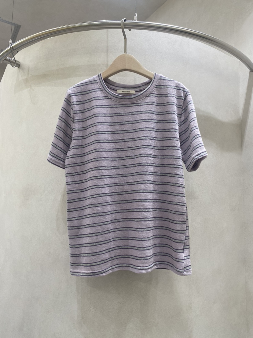 WHO IS SHE韓國東大門代購女裝新品人氣休閑26春夏熱賣T恤WHO IS SHET恤圖色1